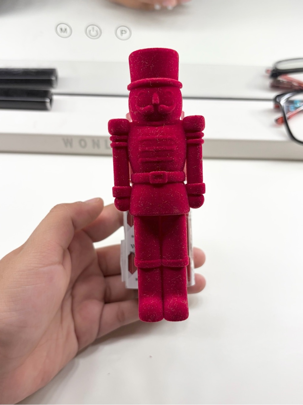 Bath & Body Work Christmas Nutcracker Red Suede Wall Plug